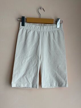 Los Angeles Apparel Cream Bike shorts